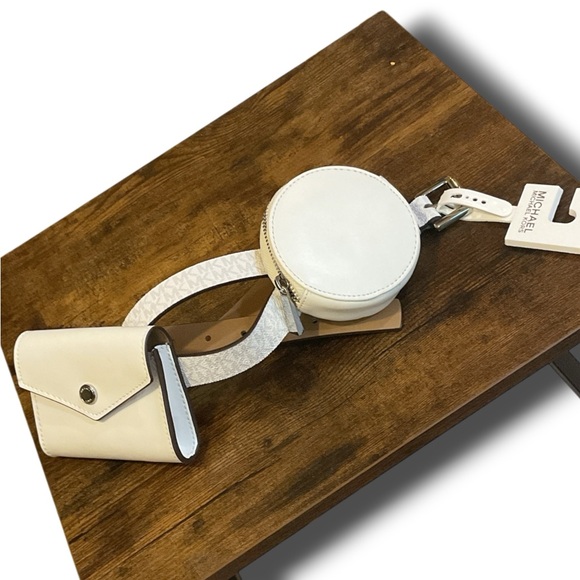MICHAEL Michael Kors White Belt Bag Set main image 4